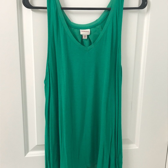 Green Merona Tank Top - Picture 1 of 3